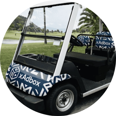 ゴルフカート<br>ラッピング